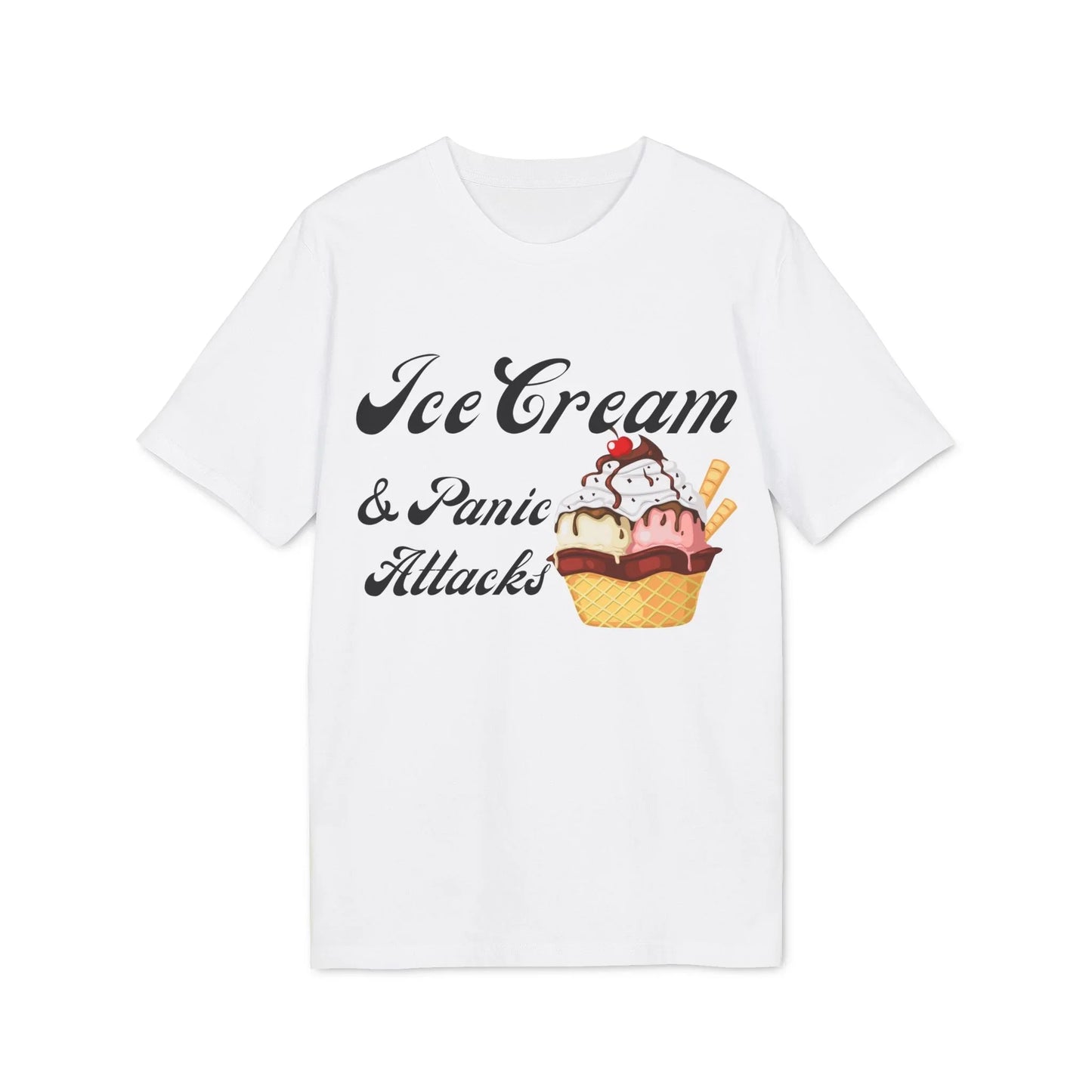 Ice Cream & Panic Attacks - See the Way - Premium Bio Unisex T-Shirt - Front Print - STREET STYLE