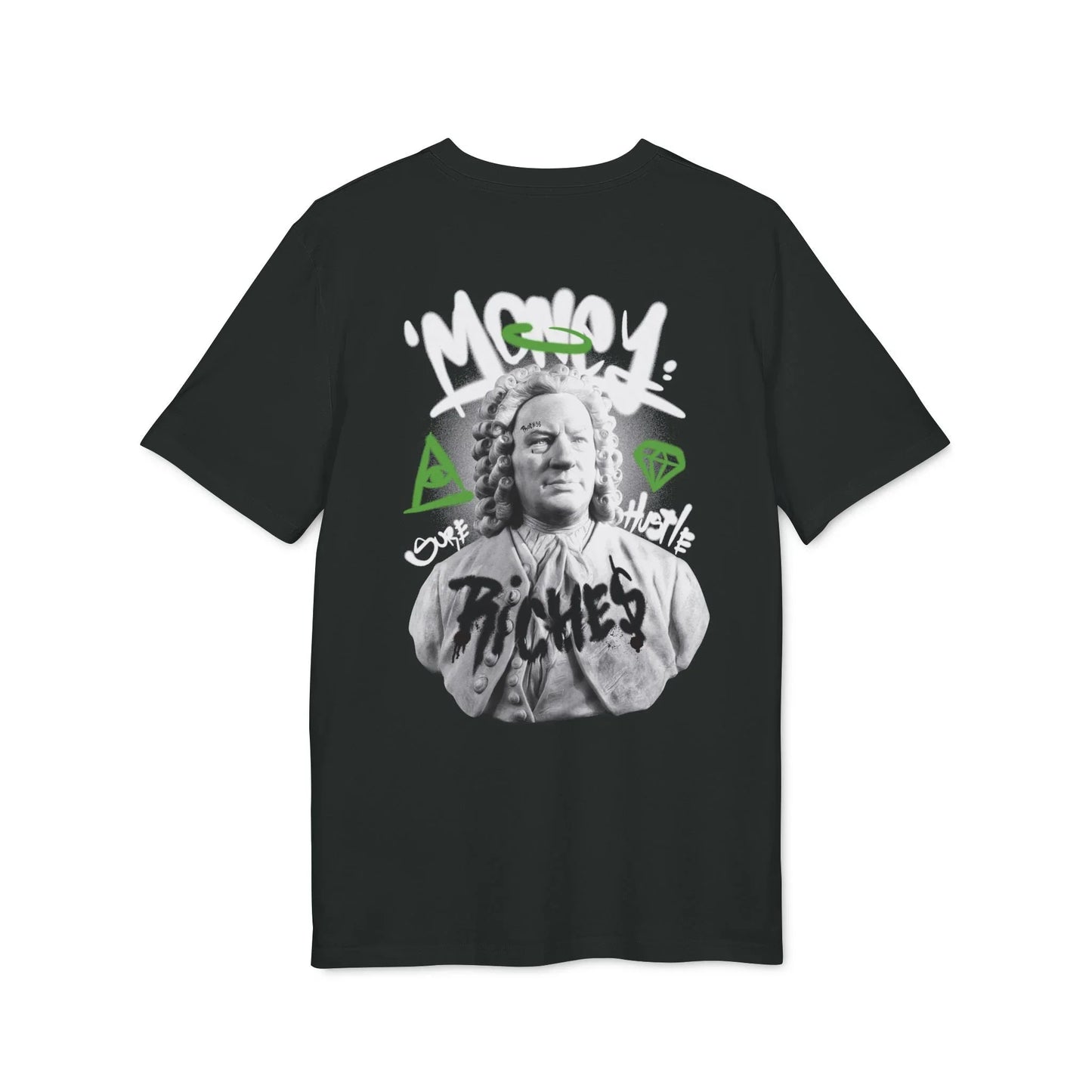Money Riches - Gods Way - Premium Bio Unisex T-Shirt - Back Print - STREET STYLE
