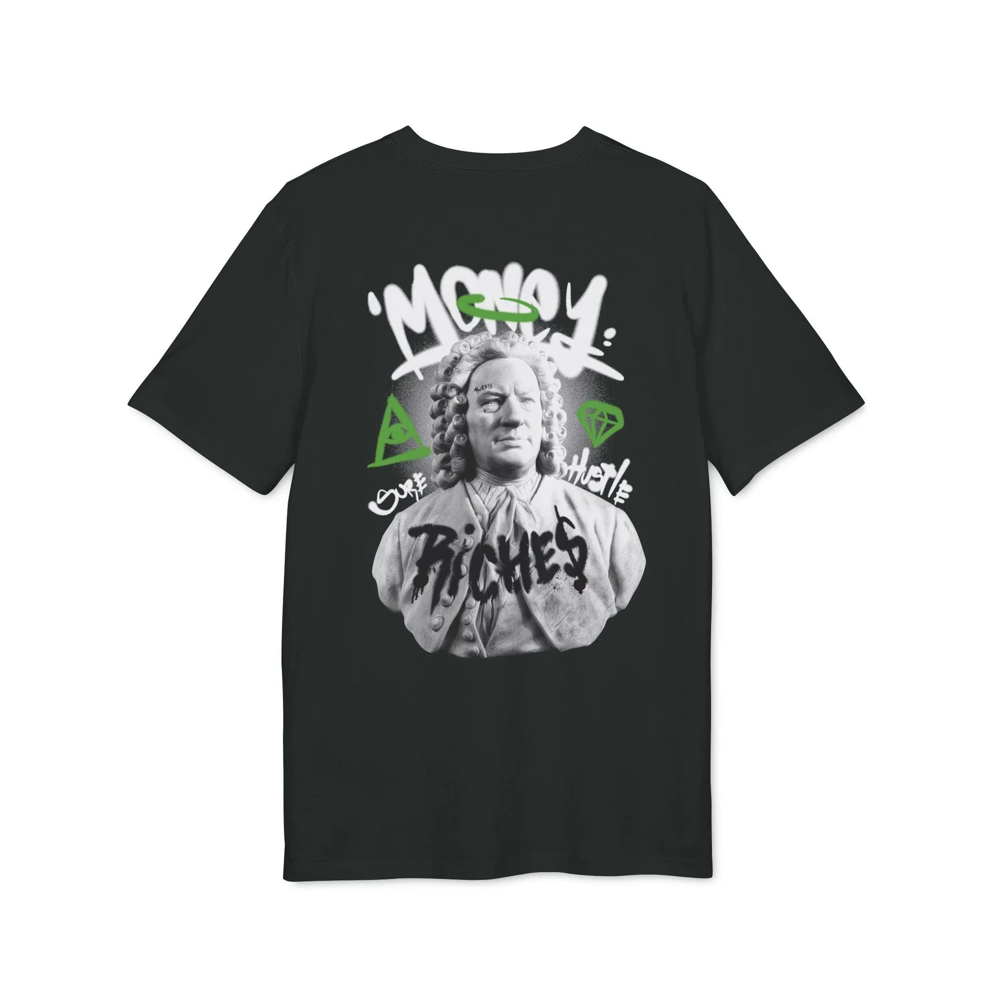Money Riches - Gods Way - Premium Bio Unisex T-Shirt - Back Print - STREET STYLE