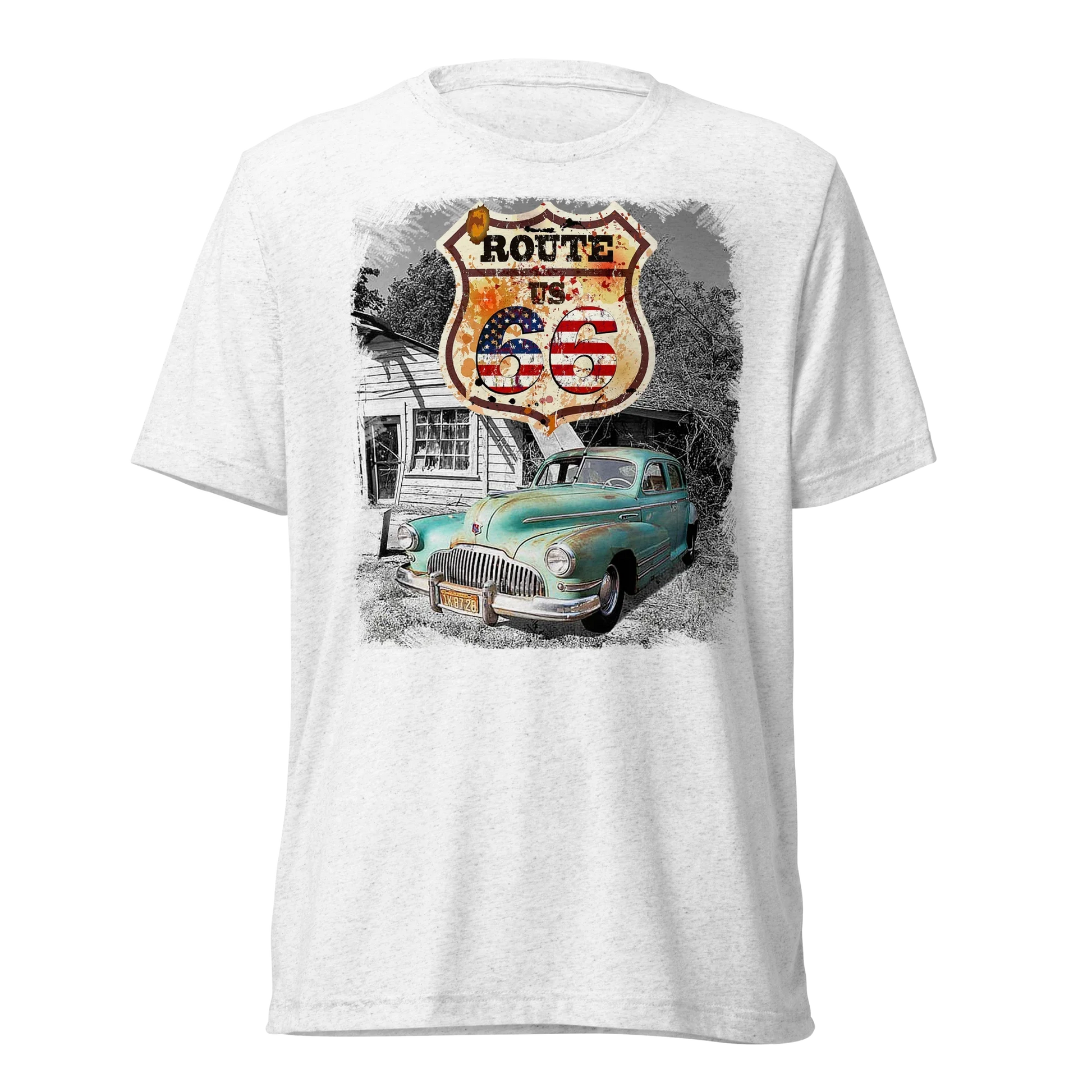 T-shirt Vintage Route 66 - Sogno Americano On The Road - STREET STYLE