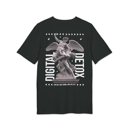 Digital Detox - Gods Way - Premium Bio Unisex T-Shirt - Back Print - STREET STYLE