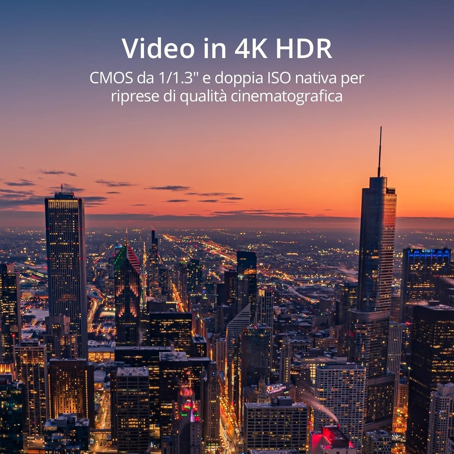 DJI Mini 3 (con DJI RC) – Mini drone con fotocamera leggero, con stabilizzatore a 3 assi, video in 4K HDR, autonomia 38 minuti, trasmissione video fino a 10 km, riprese verticali, return integrato