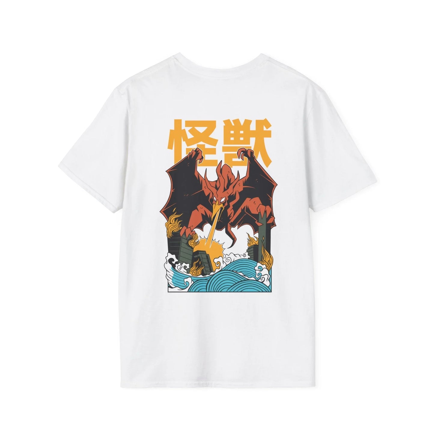 Phoenix - Kaiju Monster - Unisex T-Shirt - Back Print - STREET STYLE