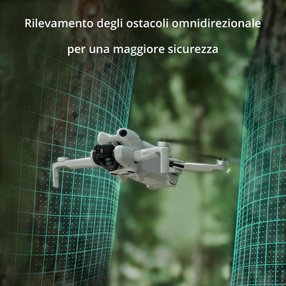DJI Mini 5 Pro Combo Fly More con DJI RC 2 e DJI Care di 1 anno, drone 4K per principianti, drone con fotocamera, CMOS da 1 pollice, rilevamento degli ostacoli, ActiveTrack 360°, C0