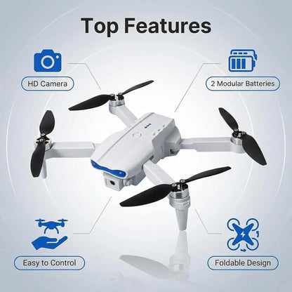 Drone con Telecamera 1080P HD, FPV Droni Telecomandati Mini Drone WiFi Video Diretta per Principianti e Bambini, Mantenimento dell'altitudine, Modalità Senza Testa