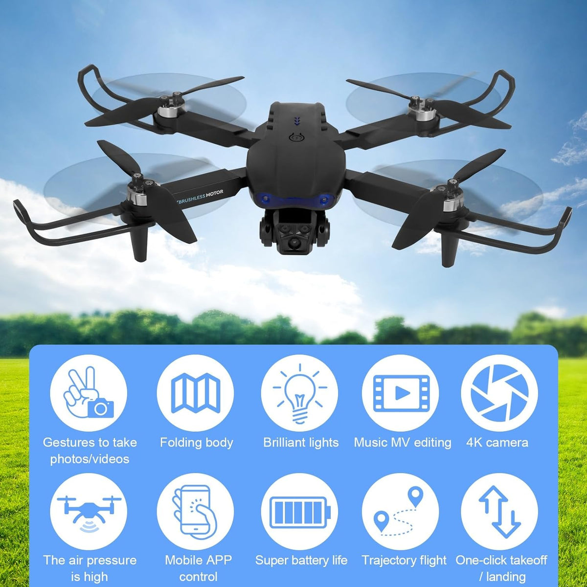 DJI Neo, mini drone con fotocamera UHD 4K per adulti, 135g drone che vola da solo e ti segue DJI Neo, mini drone con fotocamera UHD 4K per adulti, 135g drone che vola da solo e ti segue