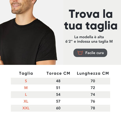 STREET STYLE T-shirt Uomo 100% Cotone Bio Pack 3/5 - STREET STYLE