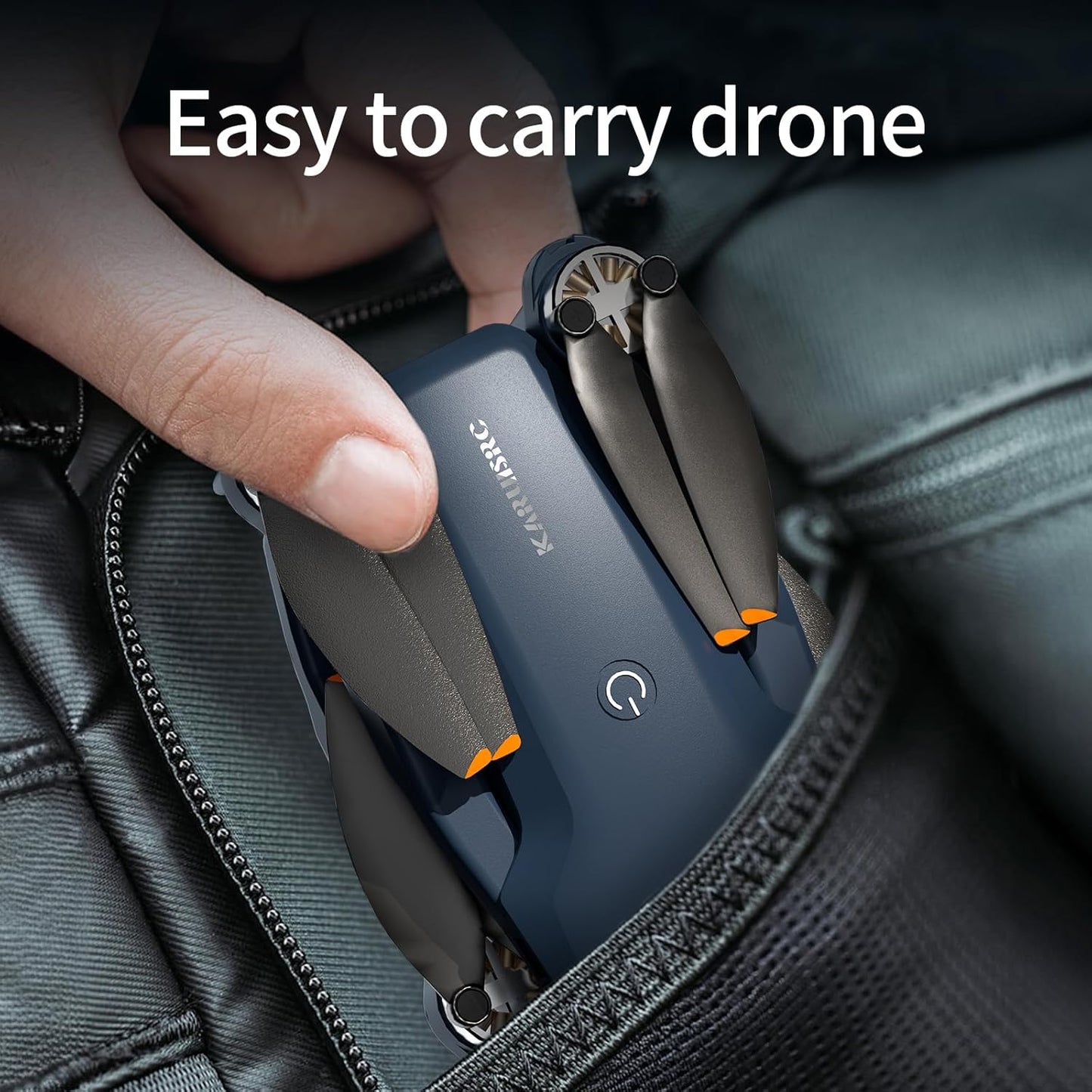 Drone con Fotocamera HD 1080P, Obiettivo Regolabile A 90°, Drone Pieghevole con Motore Brushless, Controllo con Gestualità, Avvitamenti 3D, Modalità Headless, Perfetto Per Principianti e Adulti