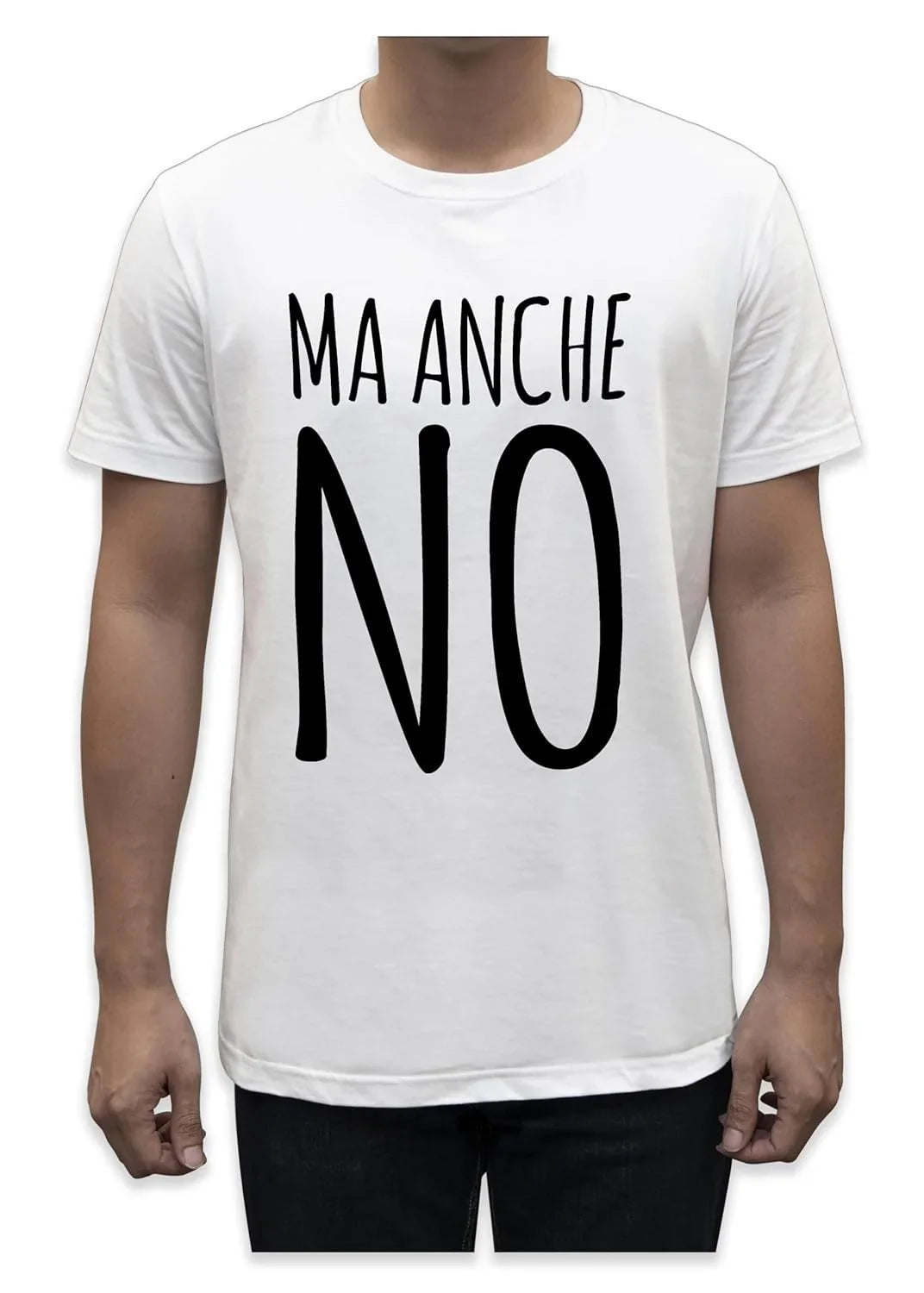 Unisex T-Shirt Short Sleeve T-Shirt with Funny Phrases Funny Joke Funny Print (M, St Oca ZZO STOCAZZO STOCAZZO SIMPATICA REBUS) - STREET STYLE