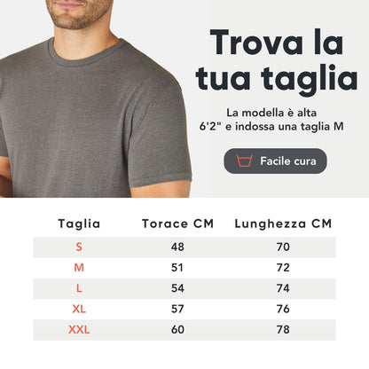 STREET STYLE T-shirt Uomo 100% Cotone Bio Pack 3/5 - STREET STYLE