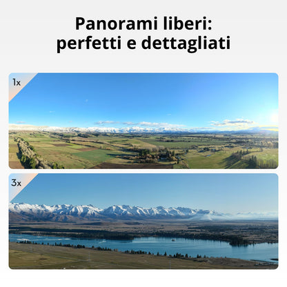 DJI Air 3S Combo Fly More (RC 2 con schermo), drone con fotocamera grandangolare CMOS 1" e teleobiettivo medio per adulti, 4K/60fps, rilevamento omnidirezionale e 3 batterie per volare più a lungo