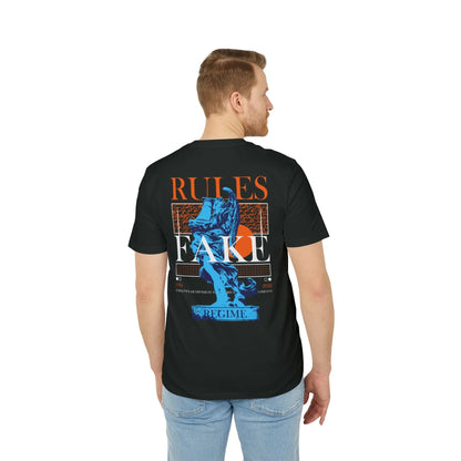 Rules Fake - Gods Way - Premium Bio Unisex T-Shirt - Back Print - STREET STYLE