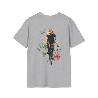 Tiger - Animal Human - Unisex T-Shirt - Back Print - STREET STYLE