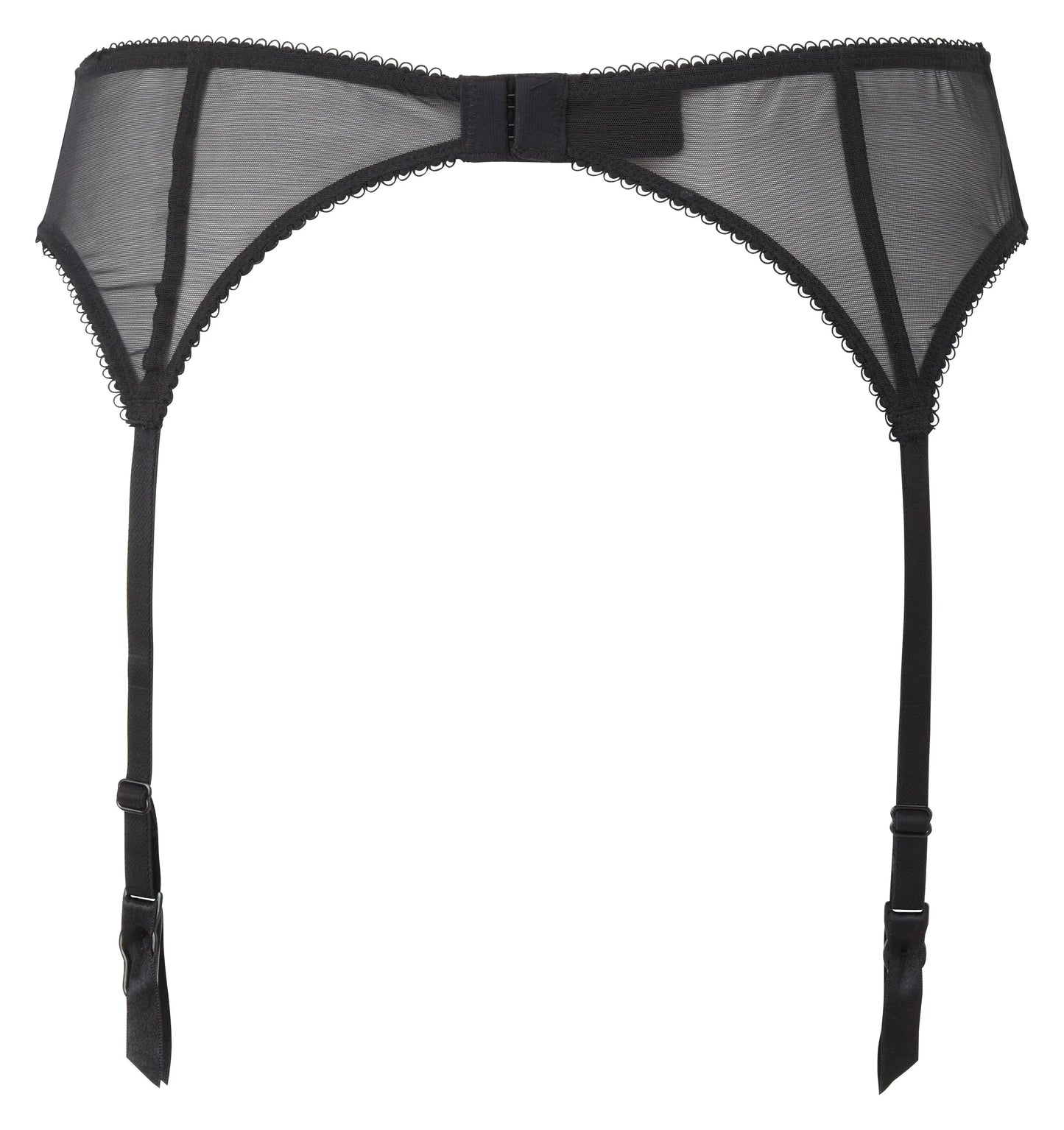 Sheer Lace Garter Belt Gossard Superboost Lace Black - STREET STYLE