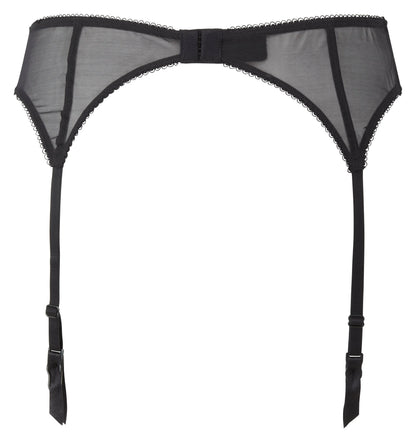 Sheer Lace Garter Belt Gossard Superboost Lace Black - STREET STYLE