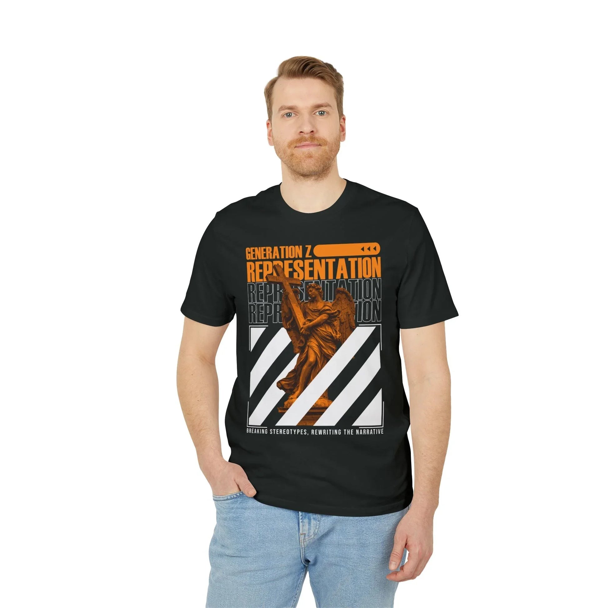 Generation Z Representation - Gods Way - Premium Bio Unisex T-Shirt - Front Print - STREET STYLE