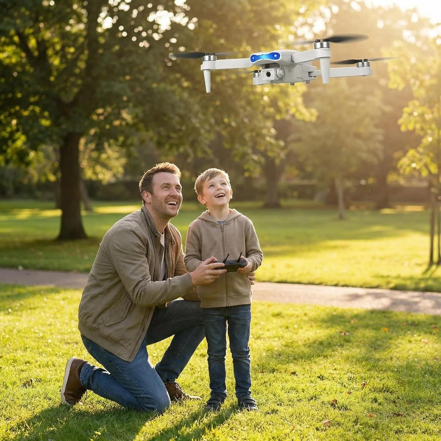 Drone con Telecamera 1080P HD, FPV Droni Telecomandati Mini Drone WiFi Video Diretta per Principianti e Bambini, Mantenimento dell'altitudine, Modalità Senza Testa
