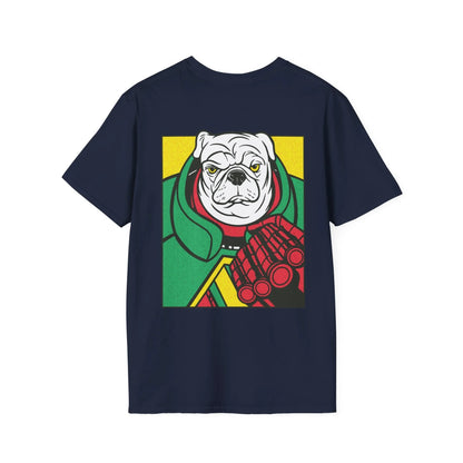 Pug - Comic Mafia - Unisex T-Shirt - Back Print - STREET STYLE