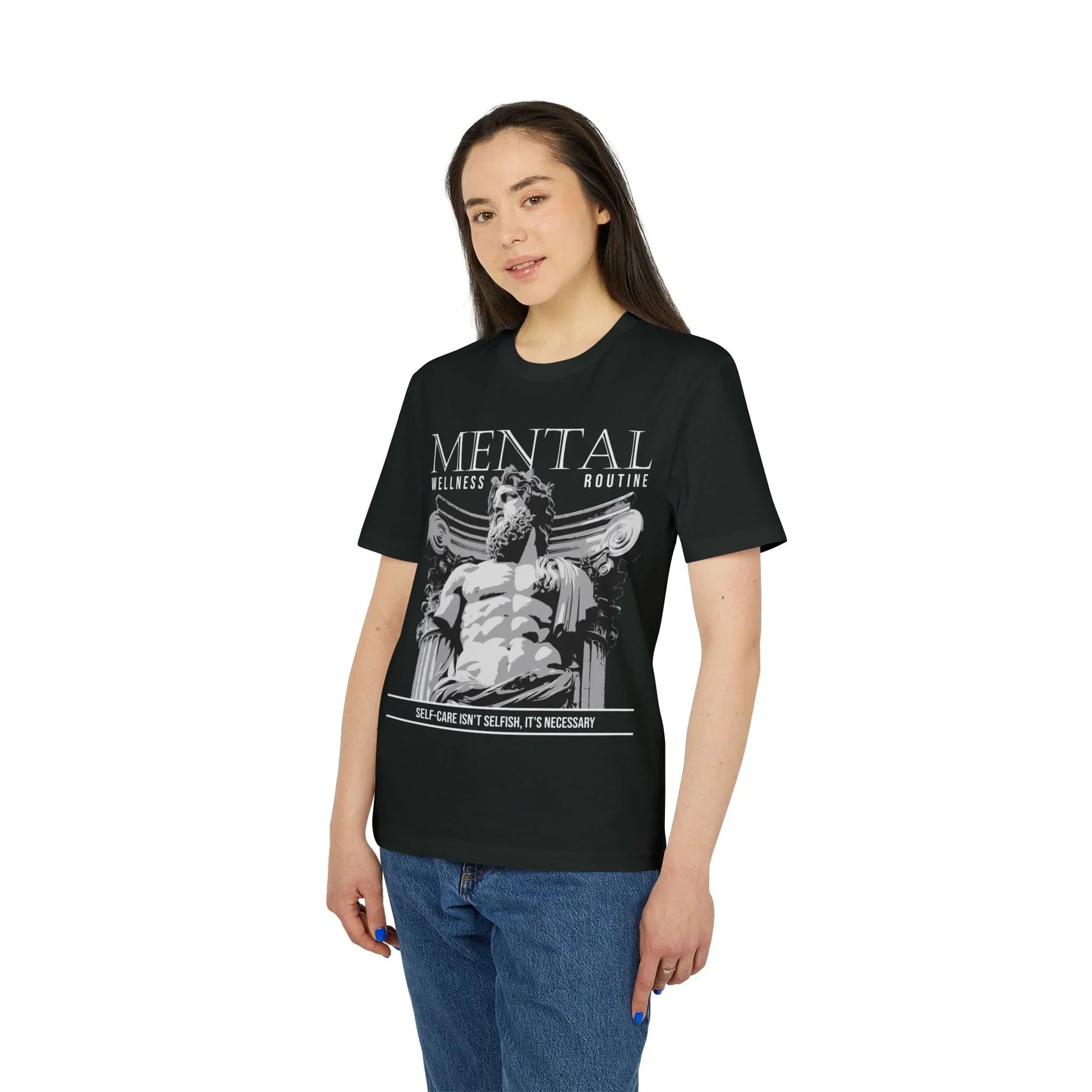 Mental Wellness Routine - Gods Way - Premium Bio Unisex T-Shirt - Front Print - STREET STYLE