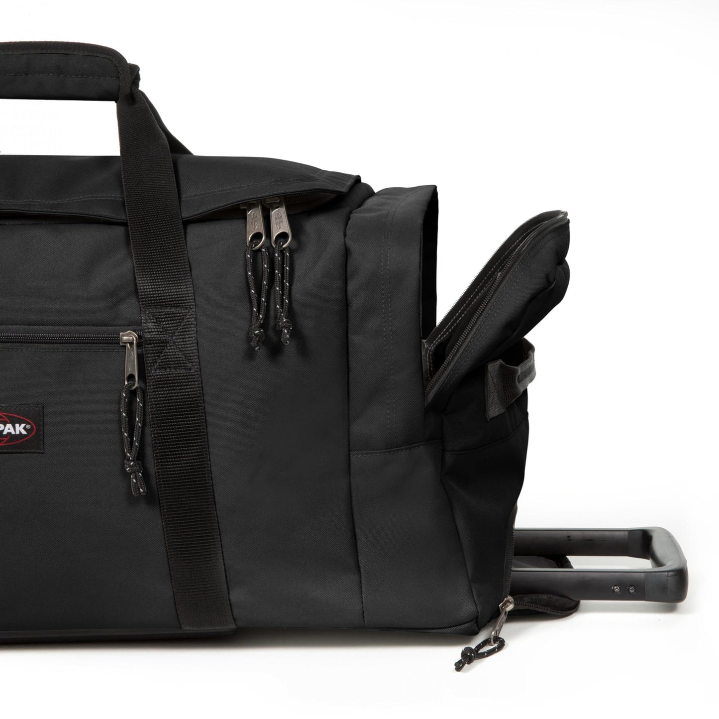Eastpak Leatherface L + Duffel Bag, 86.5 x 36.5 x 38 cm, 104 L, Black, leatherface s+ - STREET STYLE
