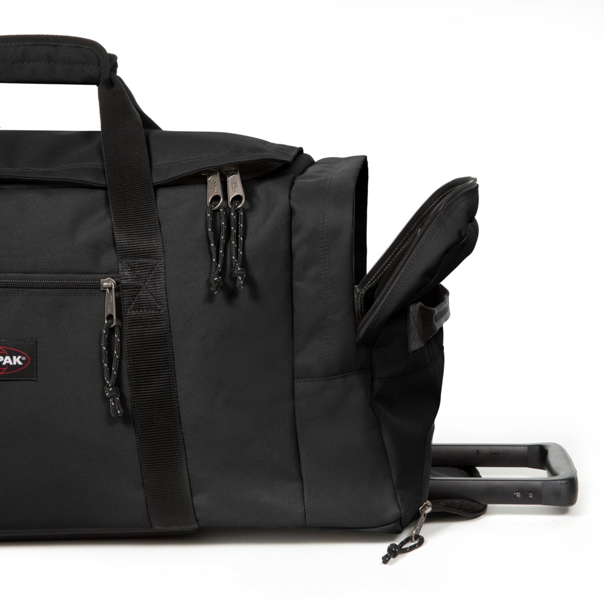 Eastpak Leatherface L + Duffel Bag, 86.5 x 36.5 x 38 cm, 104 L, Black, leatherface s+ - STREET STYLE