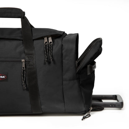 Eastpak Leatherface L + Duffel Bag, 86.5 x 36.5 x 38 cm, 104 L, Black, leatherface s+ - STREET STYLE