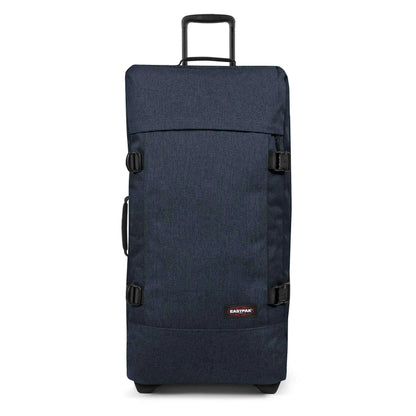 Eastpak TRANVERZ L Suitcase, 79 x 40 x 33 cm, 121 L, Black Denim, Tranverz L - STREET STYLE