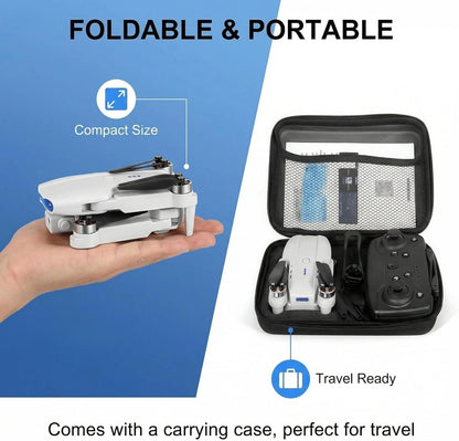 Drone con Telecamera 1080P HD, FPV Droni Telecomandati Mini Drone WiFi Video Diretta per Principianti e Bambini, Mantenimento dell'altitudine, Modalità Senza Testa