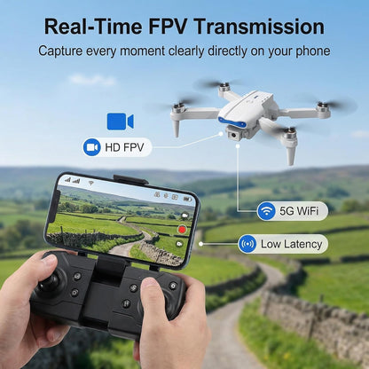 Drone con Telecamera 1080P HD, FPV Droni Telecomandati Mini Drone WiFi Video Diretta per Principianti e Bambini, Mantenimento dell'altitudine, Modalità Senza Testa