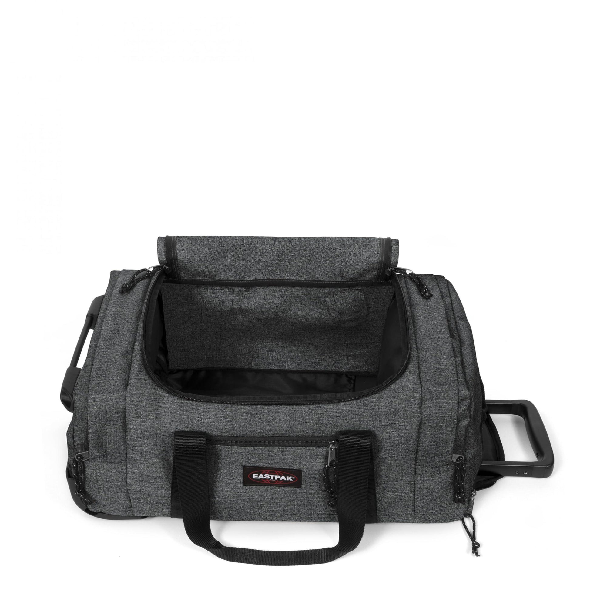 Eastpak Leatherface L + Duffel Bag, 86.5 x 36.5 x 38 cm, 104 L, Black, leatherface s+ - STREET STYLE
