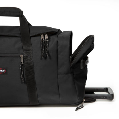 Eastpak Leatherface L + Duffel Bag, 86.5 x 36.5 x 38 cm, 104 L, Black, leatherface s+ - STREET STYLE