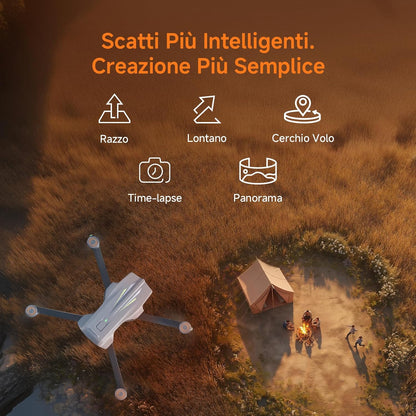 Ameta S20 Drone con Telecamera 4K Professionale, Drone GPS per Bambini e Adulti con Ritorno Automatico/ 50 Minuti/Modalità Intelligenti/Follow Me/Controllo Gesti, Mini Drones FPV Meno di 249g