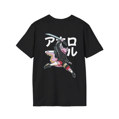 Axolotl - Warrior Animals - Unisex T-Shirt - Back Print - STREET STYLE