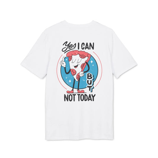 Yes I can but not Today - Antisocial Retro - Premium Bio Unisex T-Shirt - Back Print - STREET STYLE