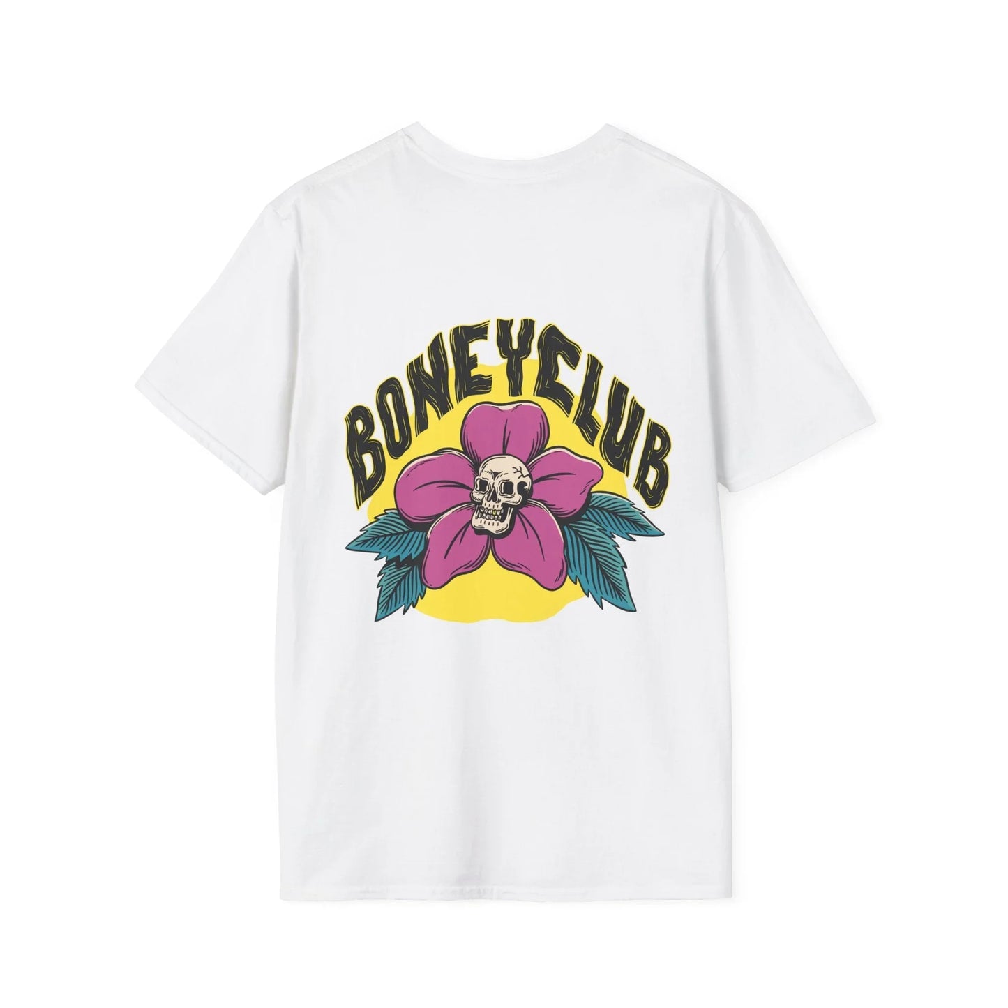 Boney Club - Summer Skulls - Unisex T-Shirt - Back Print - STREET STYLE