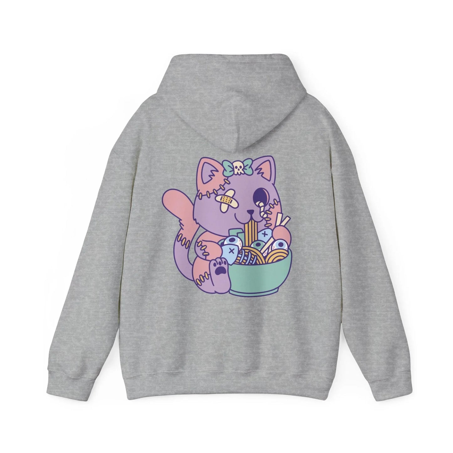 Goth Cat Ramen - Anime World - Unisex Hoodie - STREET STYLE