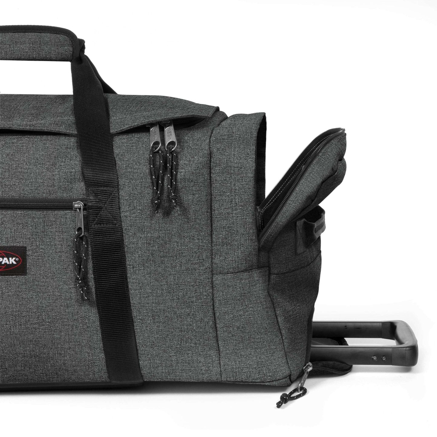 Eastpak Leatherface L + Duffel Bag, 86.5 x 36.5 x 38 cm, 104 L, Black, leatherface s+ - STREET STYLE