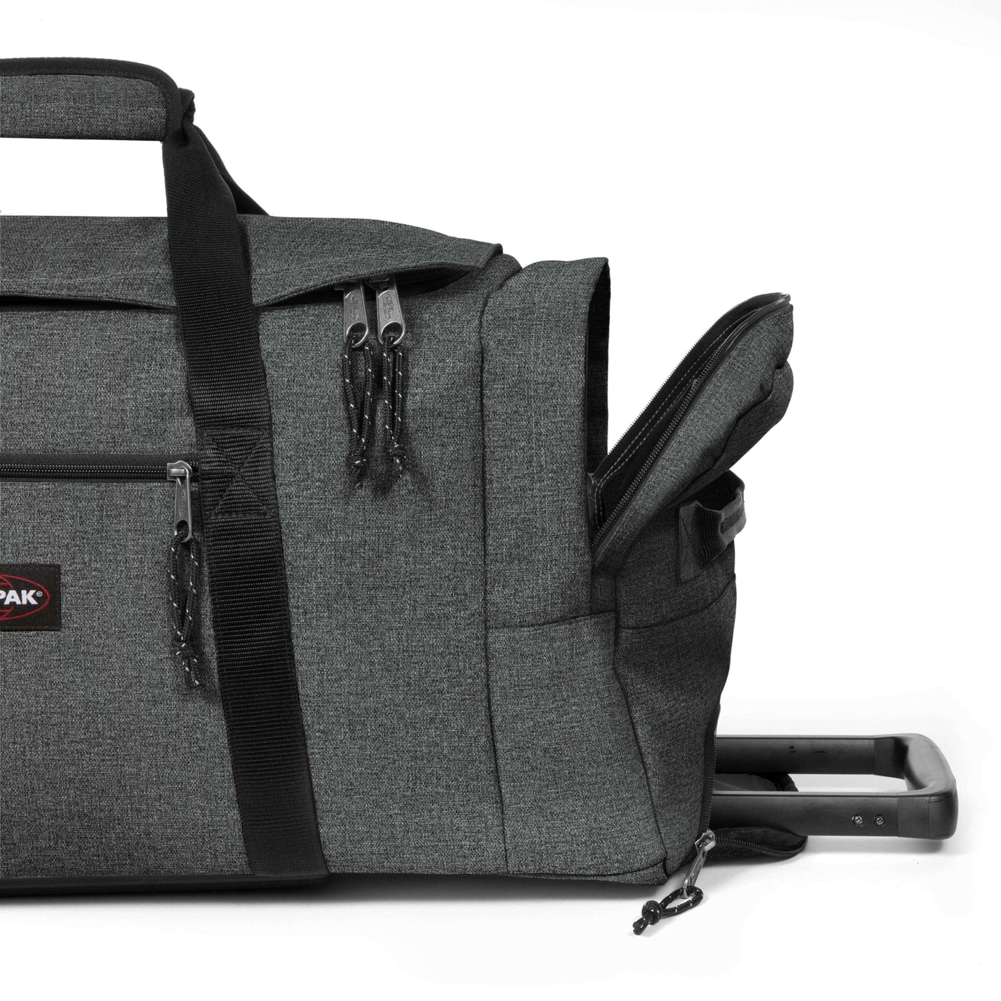 Eastpak Leatherface L + Duffel Bag, 86.5 x 36.5 x 38 cm, 104 L, Black, leatherface s+ - STREET STYLE