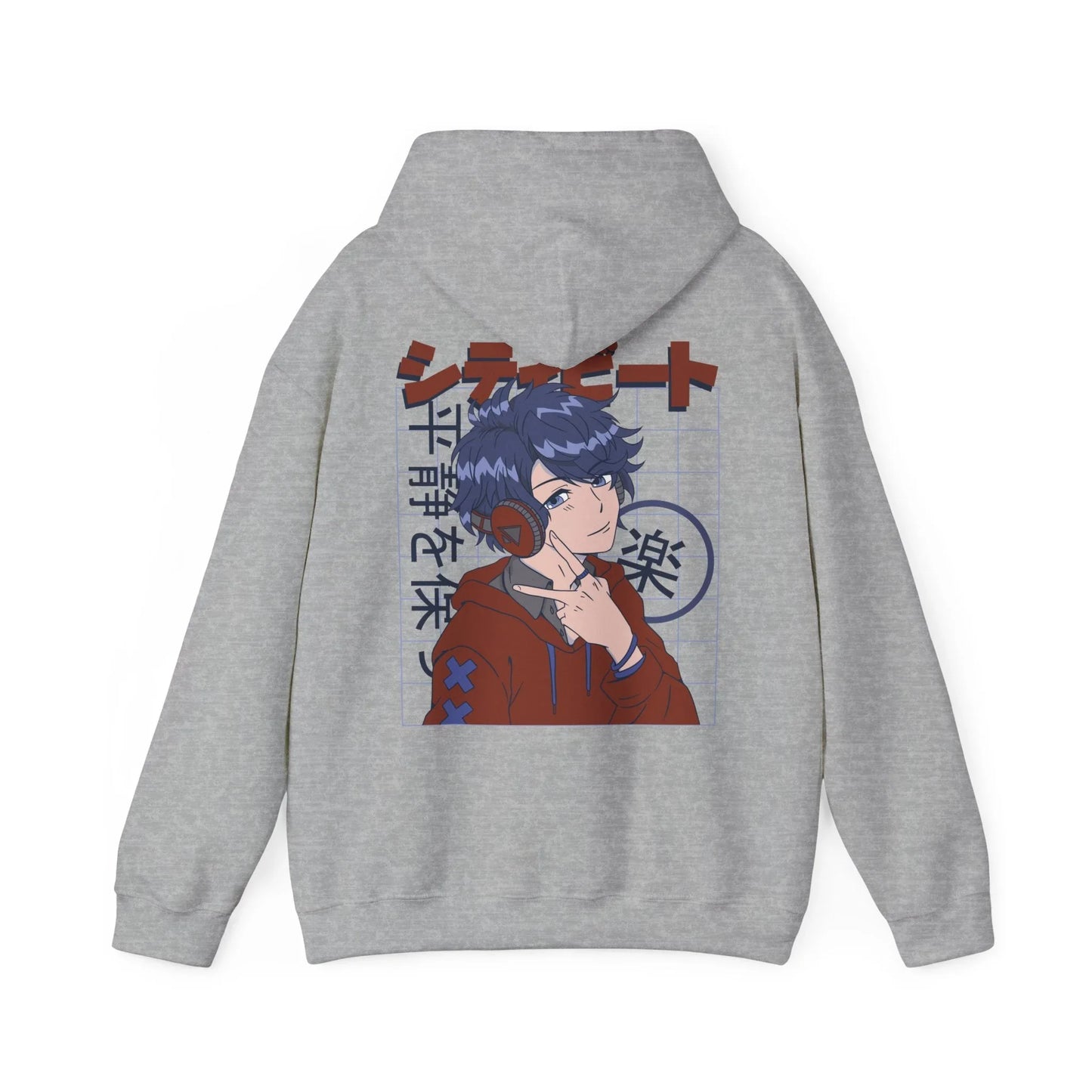 Anime Boy Headphones - Anime World - Unisex Hoodie - STREET STYLE