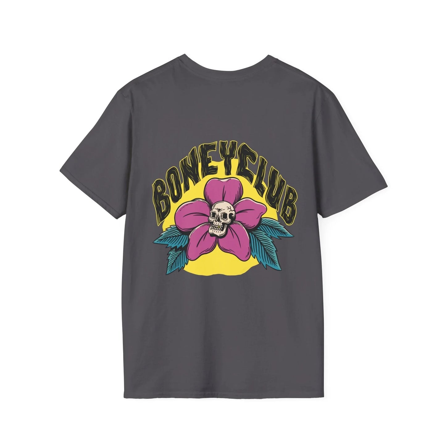 Boney Club - Summer Skulls - Unisex T-Shirt - Back Print - STREET STYLE