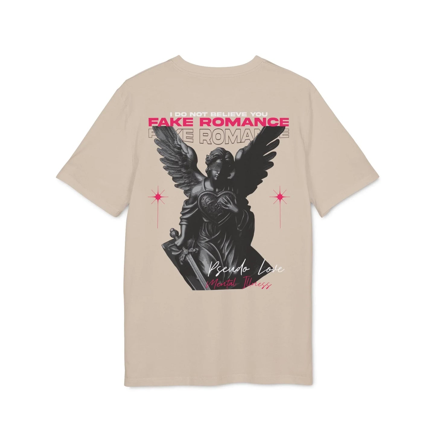 Fake Romance Pseudo Love - Gods Way - Premium Bio Unisex T-Shirt - Back Print - STREET STYLE