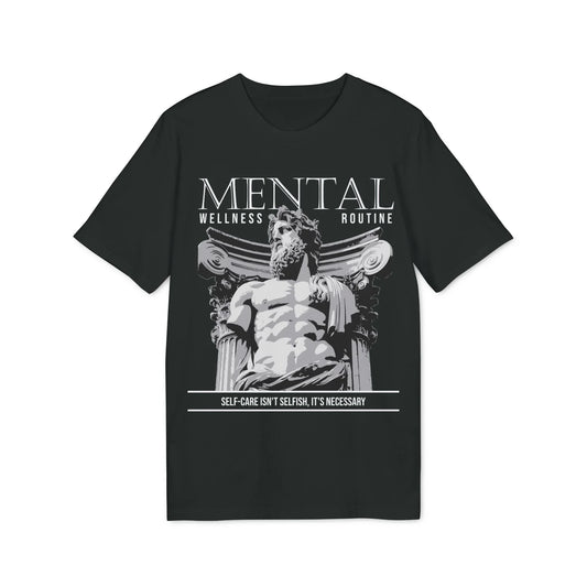 Mental Wellness Routine - Gods Way - Premium Bio Unisex T-Shirt - Front Print - STREET STYLE