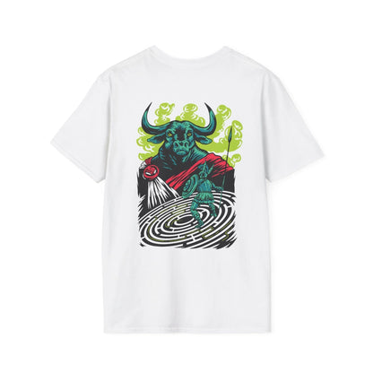 Minotauro - Greek Mythology - Unisex T-Shirt - Back Print - STREET STYLE