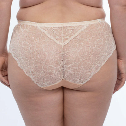Sheer Mesh Tulle Embroidered Brief Panty Anabelle - STREET STYLE