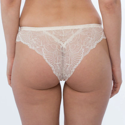 Sheer Mesh Tulle Embroidered Tanga Panty Anabelle - STREET STYLE