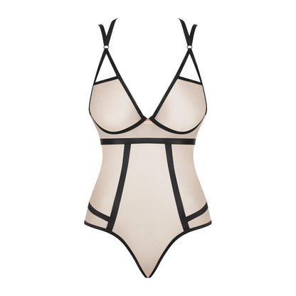 Transparent Teddy Obsessive Nudelia - STREET STYLE