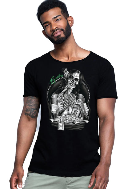 Bandida Gonzales Tattoo Skull - T-shirt Uomo Cotone - STREET STYLE