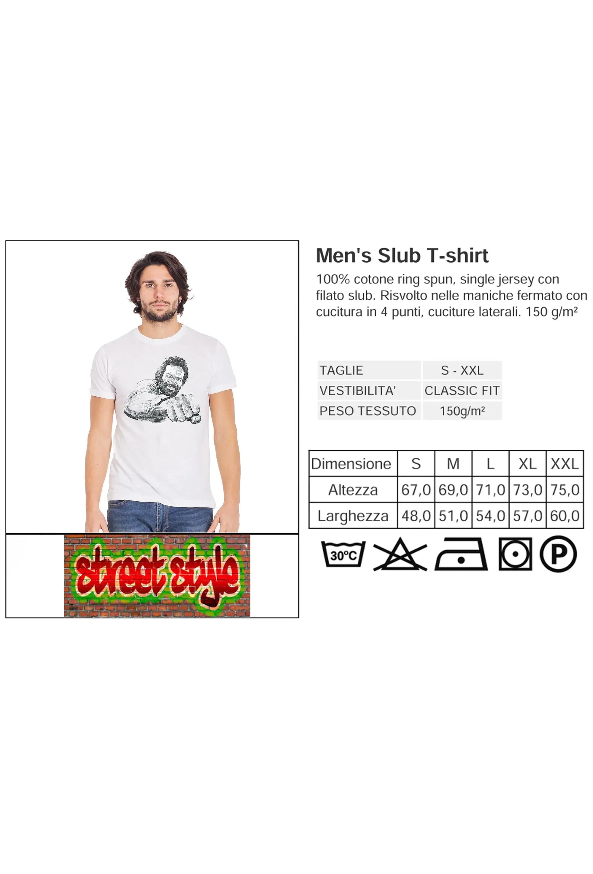 Bud Spencer Pugno Stilizzato - STREET STYLE