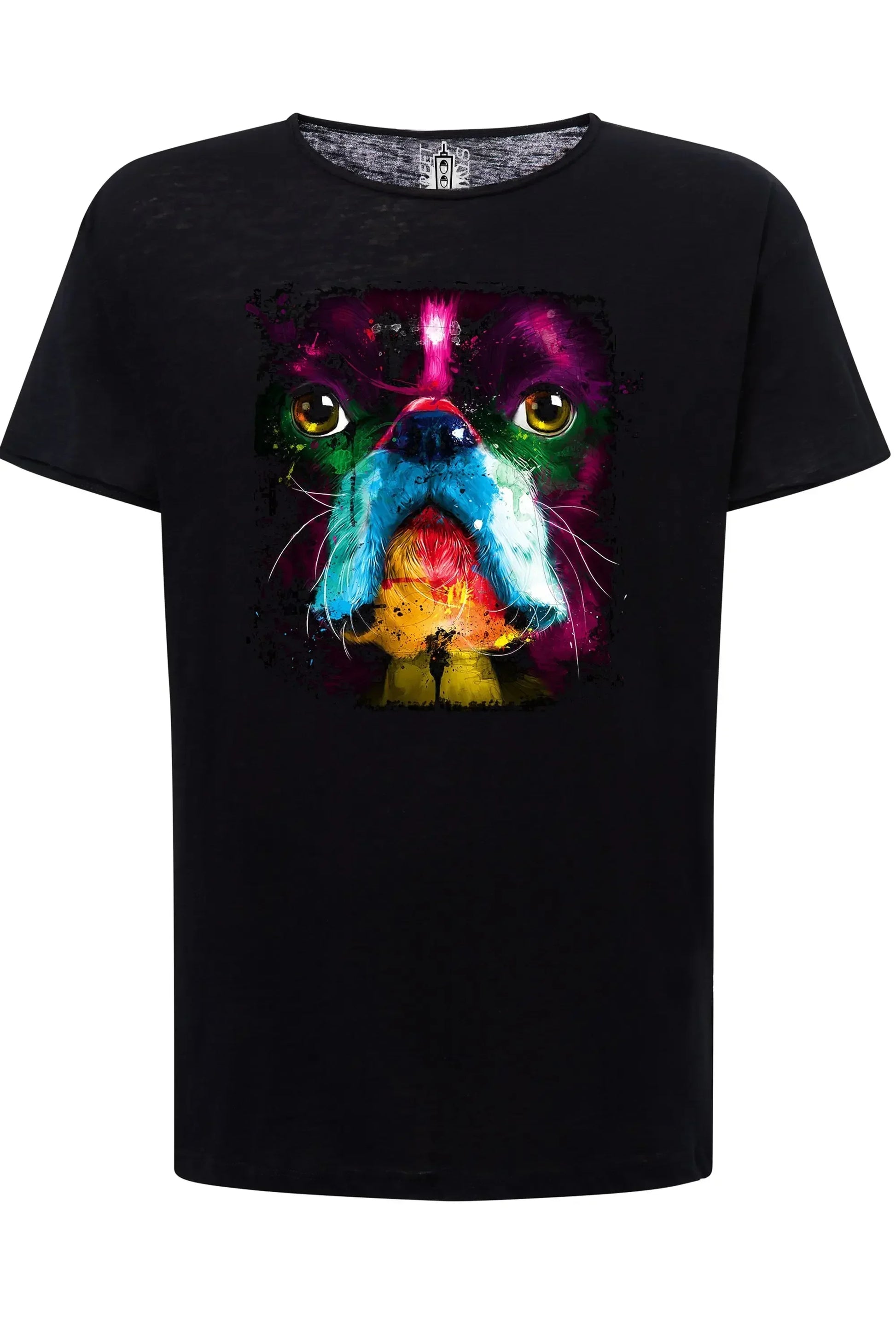 Bully Dog Color Stilizzato 18-20-31 T-shirt Urban Slub Men Uomo 100% Cotone Fiammato JK - STREET STYLE