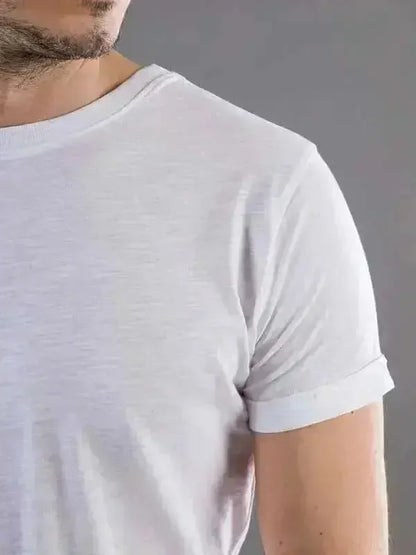 Einstein Tatuato Muscle Muscoloso Carcerato 2075-7 T-Shirt Urban Men Uomo 100% Cotone Fiammato BS - STREET STYLE